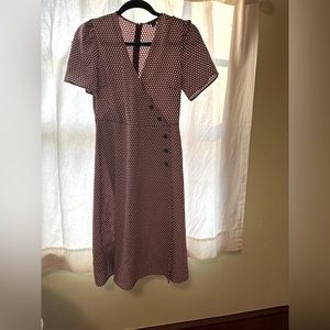 Ann Taylor Factory Midi dress 4P